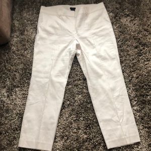 Ann Taylor White Dress Pants